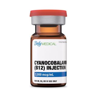 Cyanocobalamin 2000mcg/ml injectable 5ml (lyophilized)
