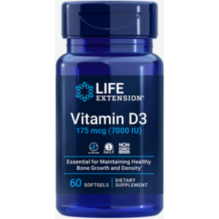 Vitamin D3 175mcg (7000 IU) (Life Extension) 