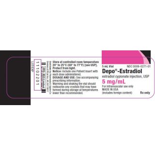 Estradiol 5mg/mL, 5mL injectable (Depo Brand) 