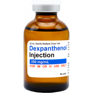 Dexpanthenol (Vitamin B5) 250mg/ml injectable, 30mL