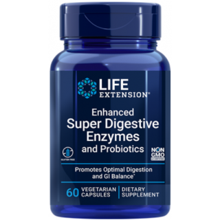 Enhanced Super Digestive Enzymes and Probiotics (Life Extension) (Quantity: 60 capsules)