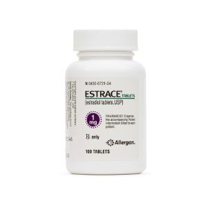 Estradiol (Estrace Brand) 1mg Tablet 