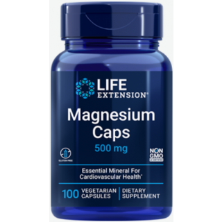 Magnesium Caps 500mg (Life Extension) (100 Capsules)