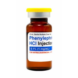 Phenylephrine HCl 0.1% injectable, 2mL (Compounded/Premixed)