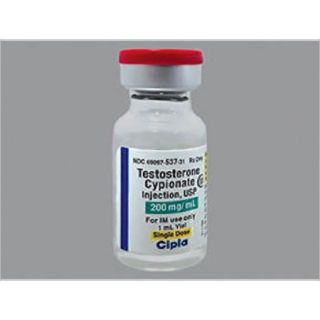 Testosterone Cypionate 200mg/mL, 10mL (Perrigo Brand)