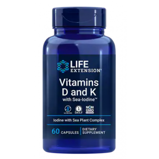 Vitamins D and K with Sea-Iodine (Life Extension) 