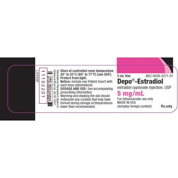Estradiol 5mg/mL, 5mL injectable (Depo Brand) 