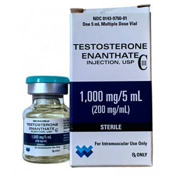 Testosterone Enanthate 200mg/mL, 5mL (Brand Name)